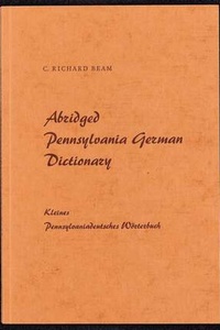 Thumbnail PWW 08 Beam Abridged Pennsylvania German Dictionary 0001