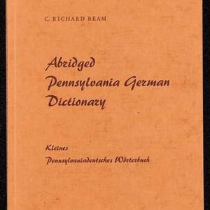 Thumbnail PWW 08 Beam Abridged Pennsylvania German Dictionary 0001