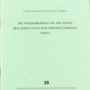 SWP 38 Kuby Kimmel Wiederbesiedlung Amtes Bolanden 0001